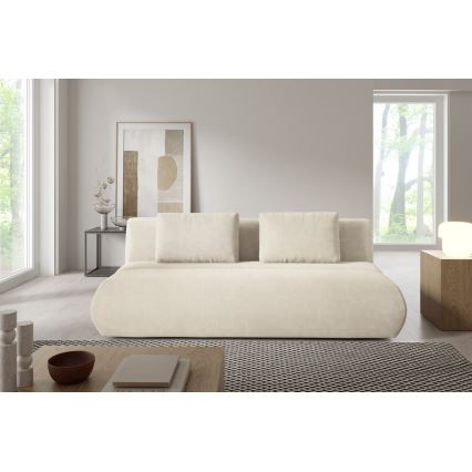 Sofa trois places pliable FANO crème