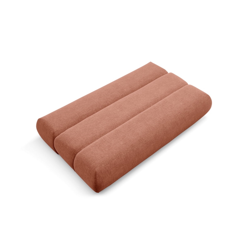 Sofa trois places pliable FANO marron