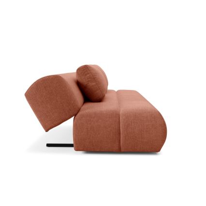 Sofa trois places pliable FANO marron