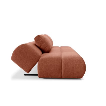 Sofa trois places pliable FANO marron