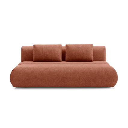 Sofa trois places pliable FANO marron