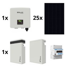 Solar. kit : SOLAX Power - 10kWp RISEN Full Black + 10kW SOLAX convertisseur 3f + batterie 11,6 kWh