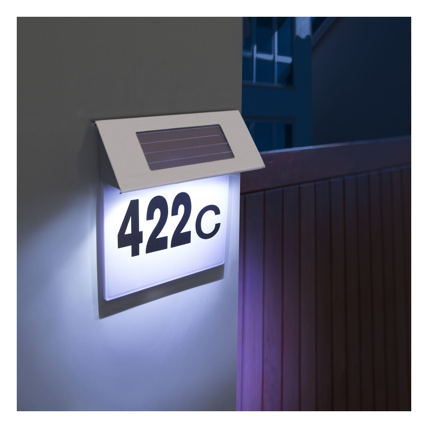 Solar LED Huisnummer LED/1,2V IP44