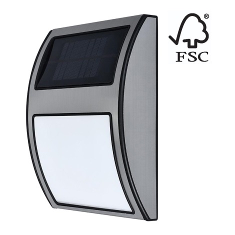 Solar LED Huisnummer LED/3x0,1W/2,4V IP44 - FSC-gecertificeerd