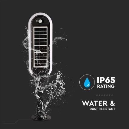 Solar LED Lamp met Sensor BOLLARD LED/5W/5,5V IP65 4000K