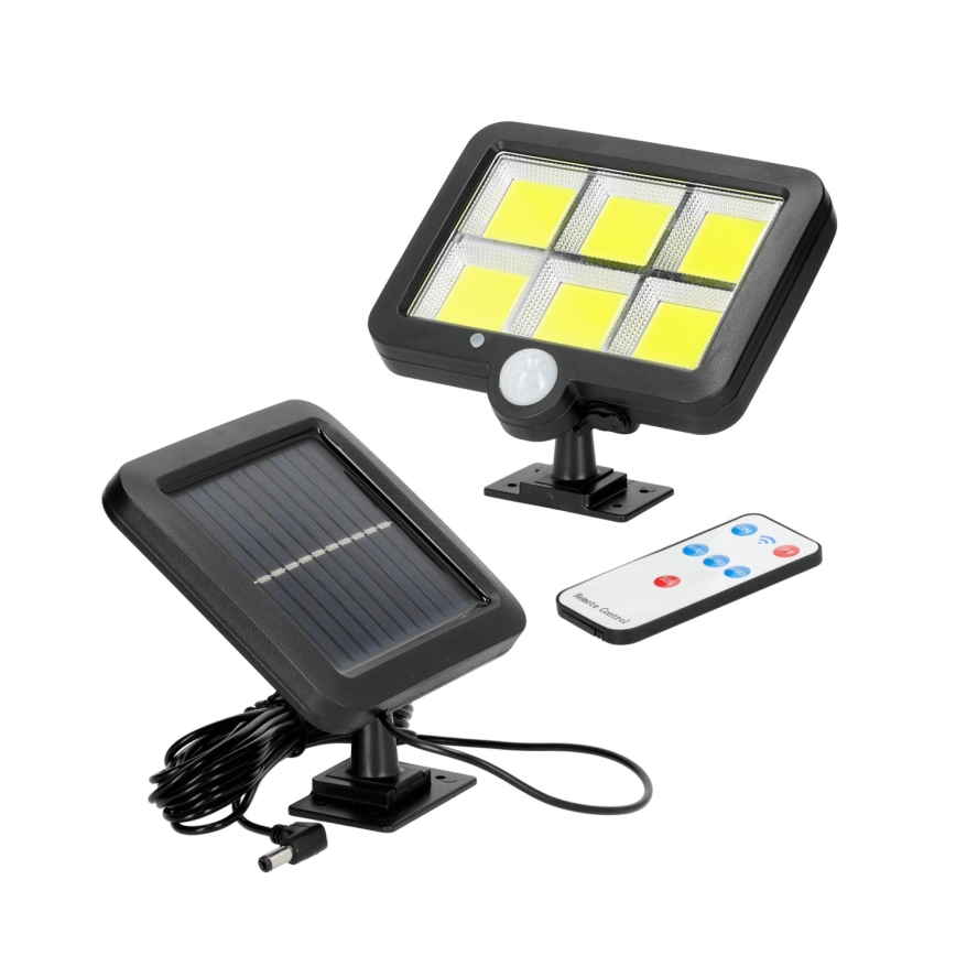 Solar LED Schijnwerper met Sensor LED/1,5W/3,7V 6000K IP44 1200 mAh