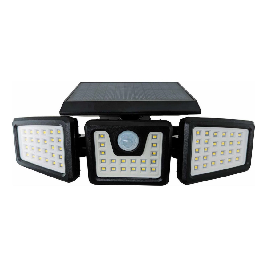 Solar LED Schijnwerper met Sensor LED/14W/3,7V 1800 mAh IP54