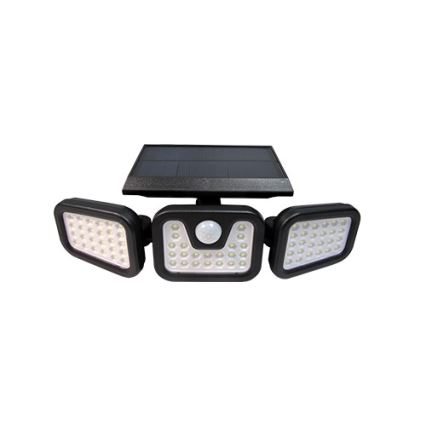 LED Flexibel zonne- Schijnwerper met sensor LED/15W/3,7V 2400 mAh IP54 4500K