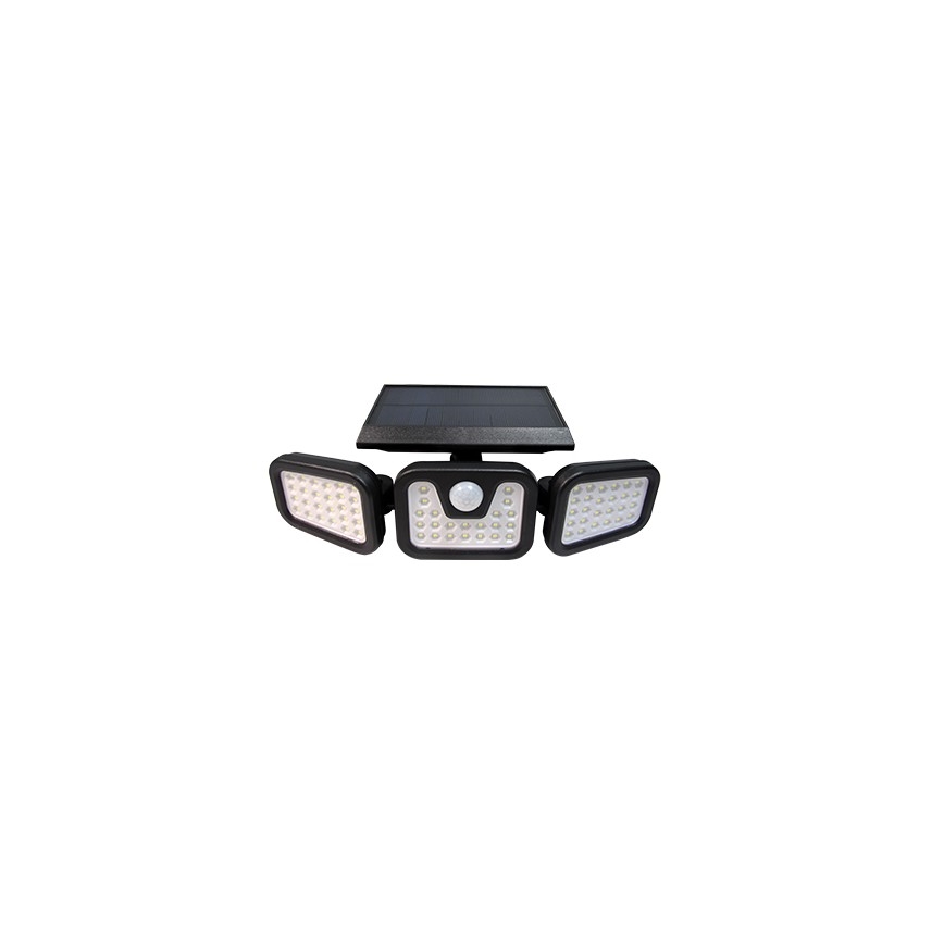 LED Flexibel zonne- Schijnwerper met sensor LED/15W/3,7V 2400 mAh IP54 4500K