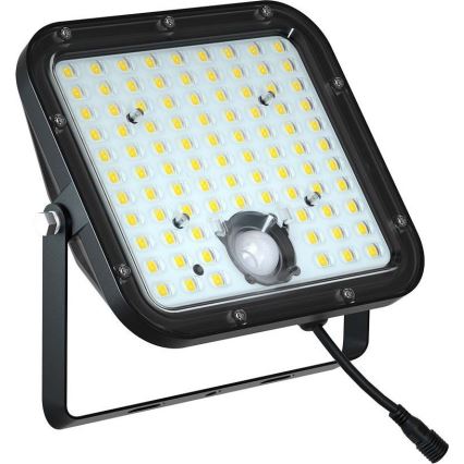 Solar LED Schijnwerper met Sensor LED/30W/6,4V 4000K + afstandsbediening