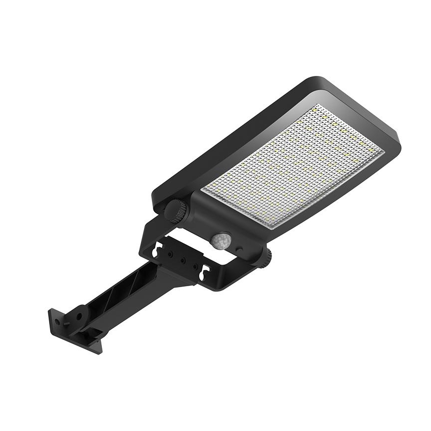Solar LED Schijnwerper met Sensor LED/5W/3,7V 4000K 1500 mAh IP54 zwart