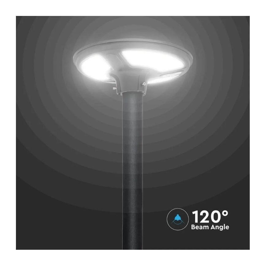 Solar LED Straatlamp met sensor LED/10W/3,2V 6500K IP65 25000 mAh + afstandsbediening