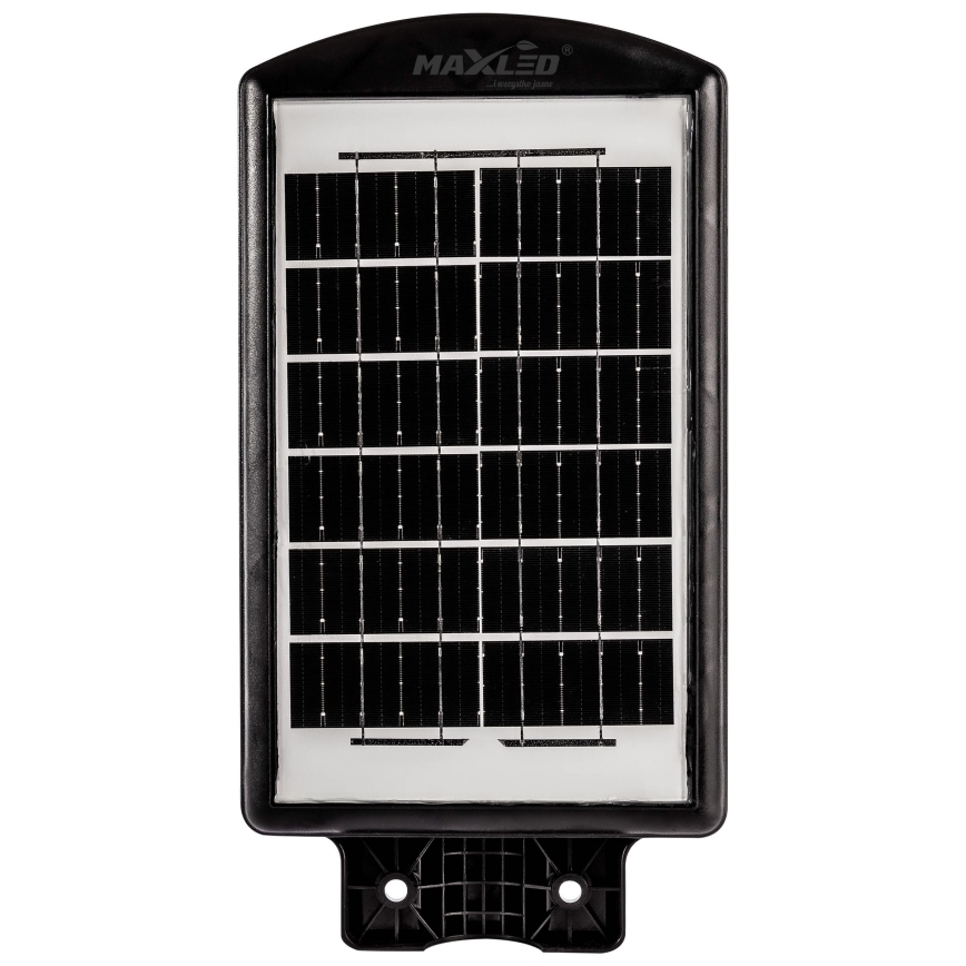 LED Dimbare zonne-straatlantaarn met sensor LED/120W/6V 6500K IP65 zwart + afstandsbediening