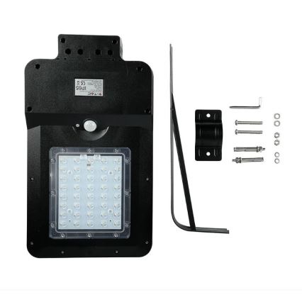 Solar LED Straatlamp met sensor LED/15W/7,4V 4000K IP65 10800 mAh