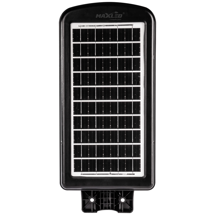 LED Dimbare zonne-straatlantaarn met sensor LED/180W/6V 6500K IP65 zwart + afstandsbediening