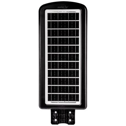 LED Dimbare zonne-straatlantaarn met sensor LED/240W/6V 6500K IP65 zwart + afstandsbediening