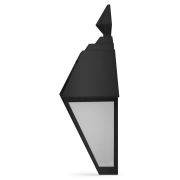 Solar LED Wand Lamp LED/1,2V 600mAh IP44 zwart