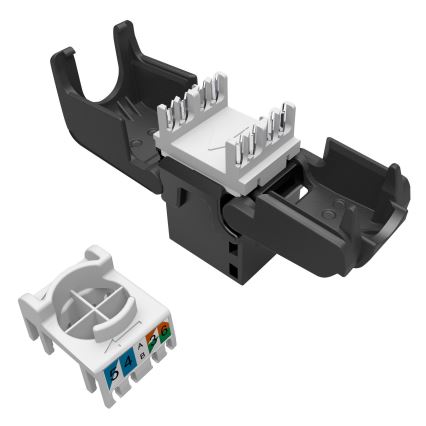 Solarix - Zelftappend keystone CAT5E UTP