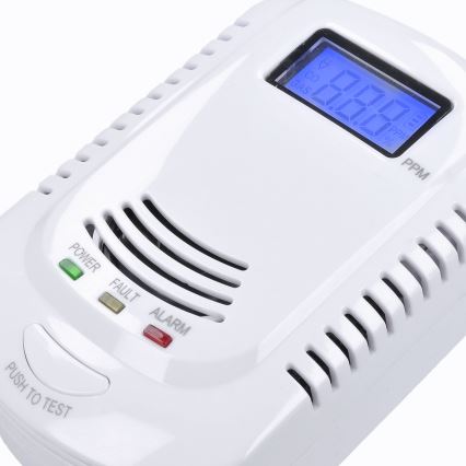 Détecteur de monoxyde de carbone et de gaz inflammables 230V