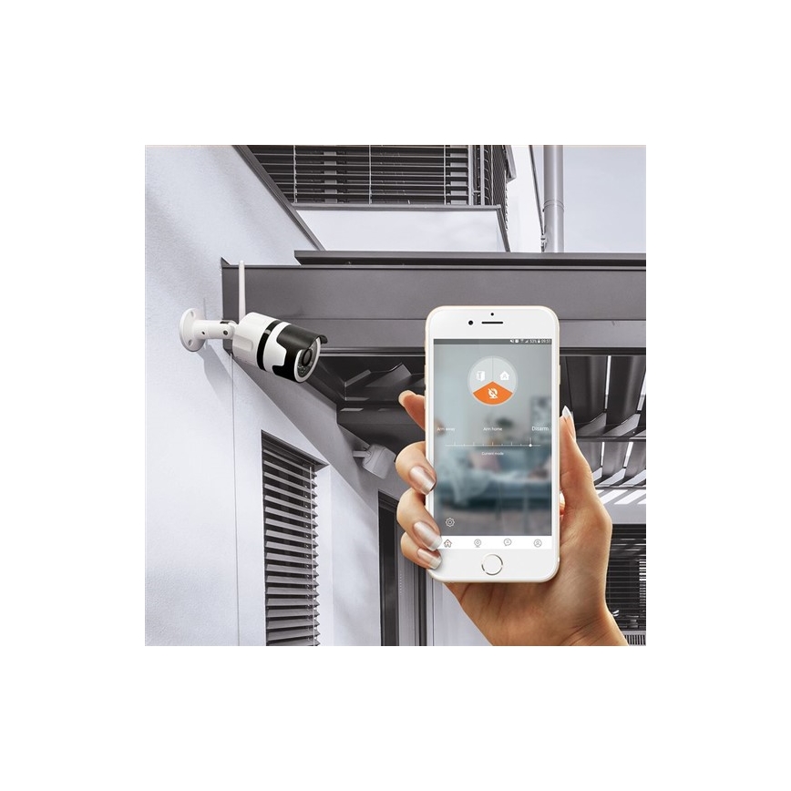 Caméra IP extérieure avec détecteur 12V/FULL HD IP65 Wi-Fi Tuya