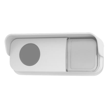 Draadloze deurbel met stekker 230V + 2x knoop IP56 wit