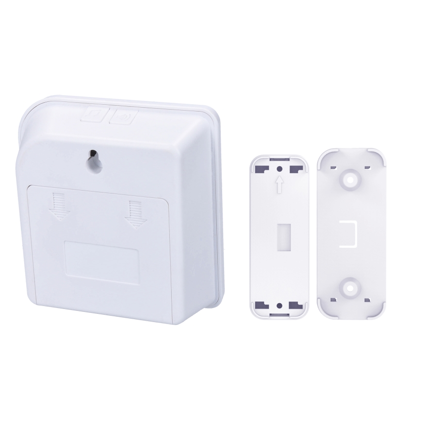 Draadloze deurbel op batterijen 3V/3xAA IP44 wit