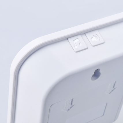 Sonnette sans fil alimentée par piles 3V/3xAA IP44 blanc