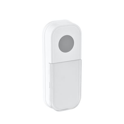 Draadloze deurbel met stekker 230V + 2x knoop IP44 wit