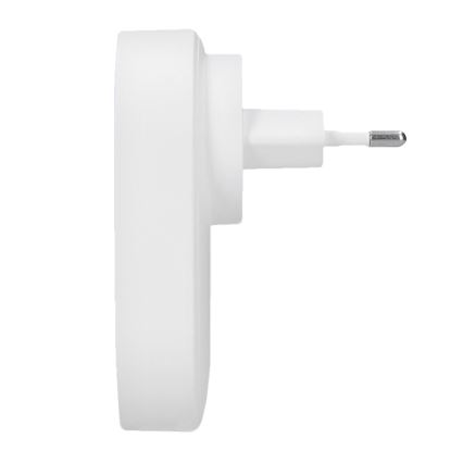 Draadloze deurbel met stekker 230V IP56 wit