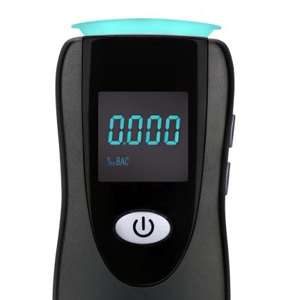Professionele contactloze alcoholtester met Fuel Cell-sensor, 0,0 - 5,0‰ BAC, gevoeligheid 0,08‰, 3x AA