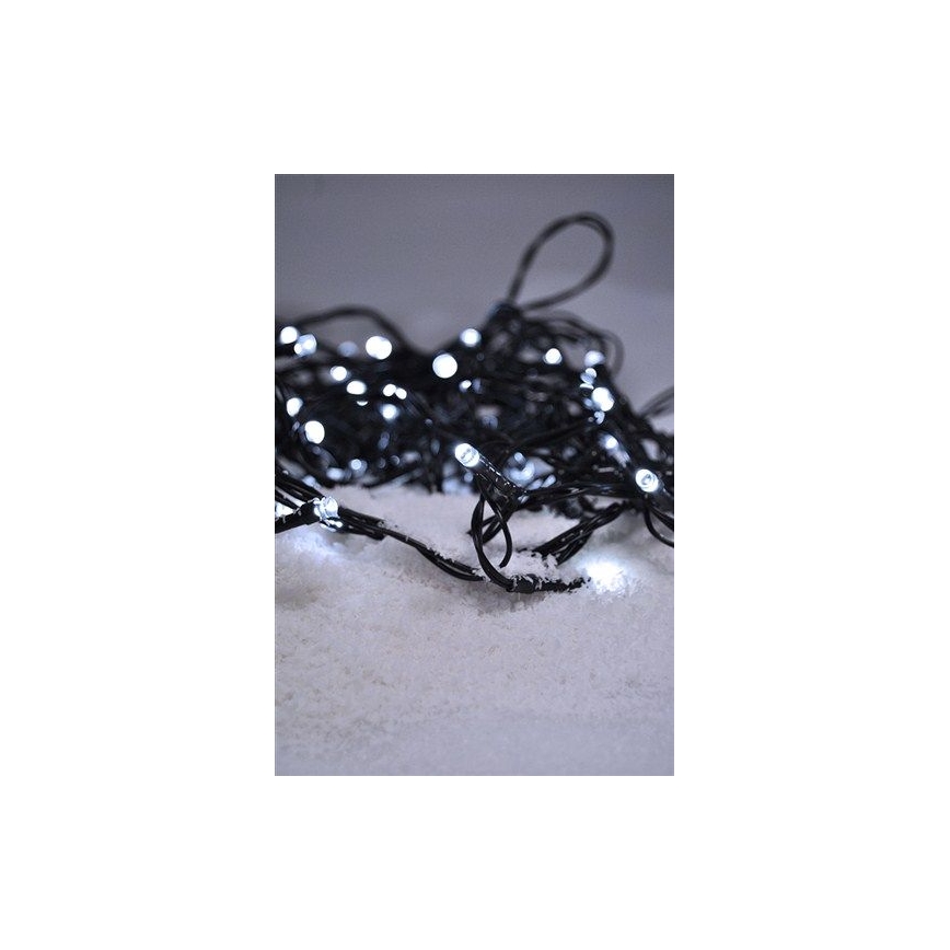 Guirlande de Noël LED extérieur 300xLED/8 fonctions 35m IP44 blanc froid