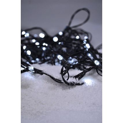 LED buiten kerstsnoer 500xLED/8 functies IP44 55m koud wit