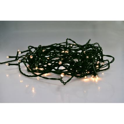 LED Buiten kerstverlichting 500xLED/8 functies IP44 55m warm wit