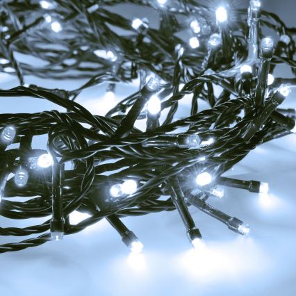Guirlande de noël d'extérieur 200xLED/8 fonctions 15m IP44 blanc froid