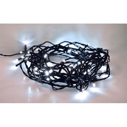 Guirlande lumineuse d'extérieur 200 LED — 8 fonctions, 15 m, IP44, blanc froid