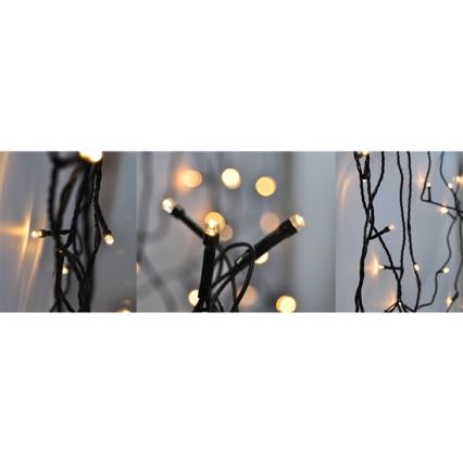 Guirlande de Noël LED extérieure 20m 400xLED/230V IP44 3000K