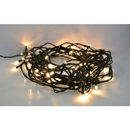 Guirlande de Noël LED extérieure 400xLED/8 fonctions 25 m IP44 blanc chaud