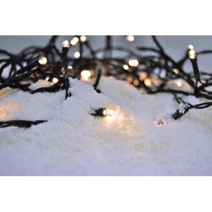 Guirlande de Noël LED extérieure 400xLED/8 fonctions 25 m IP44 blanc chaud