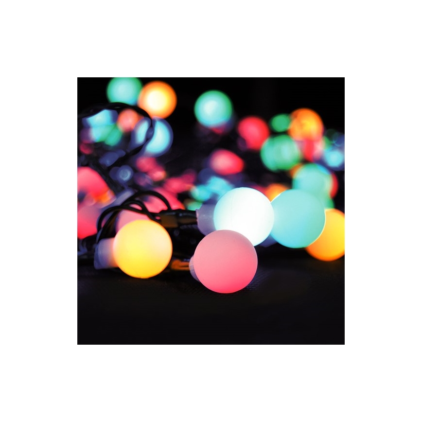 Dimbaar LED RGB-buitensnoer 200xLED/8 functies 25m IP44 + afstandsbediening