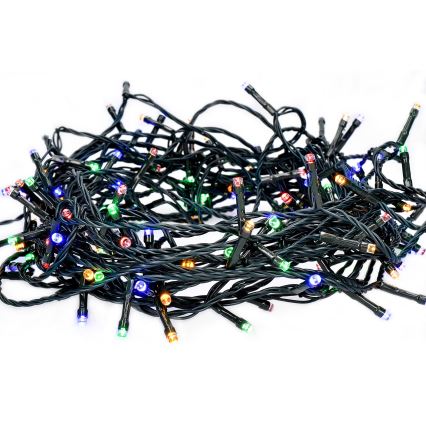 LED buitensnoer 100xLED/8 functies 13m IP44 meerkleurig