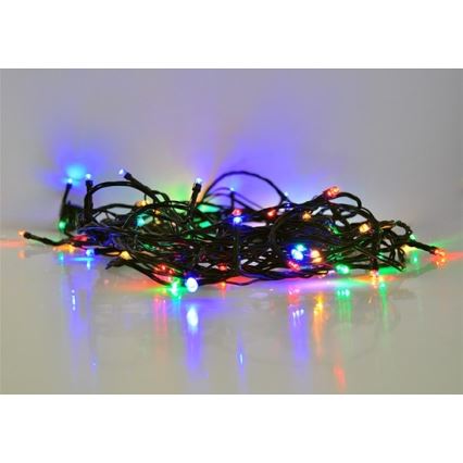 Guirlande lumineuse LED d'extérieur 100 LED, 8 fonctions, IP44, 13 m, multicolore