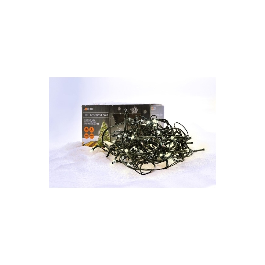 LED buitenlichtsnoer 100xLED/8 functies IP44 13m warm wit