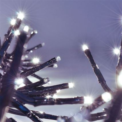 Guirlande lumineuse LED d'extérieur 576 LED / 8 modes, 8 m, IP44, blanc froid + télécommande