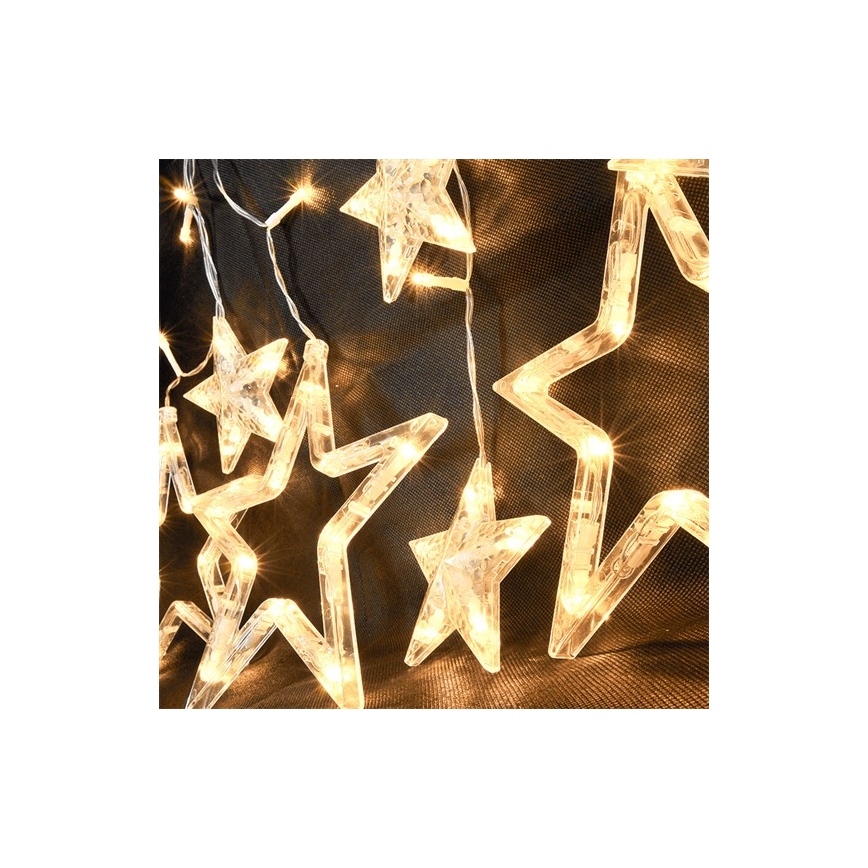 Guirlande de Noël LED étoiles 77xLED/3xAA