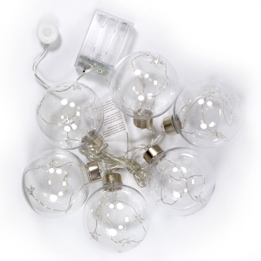 LED Kerst lichtsnoer 30xLED 2,5m warm wit