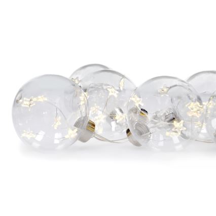 LED Kerst lichtsnoer 30xLED 2,5m warm wit