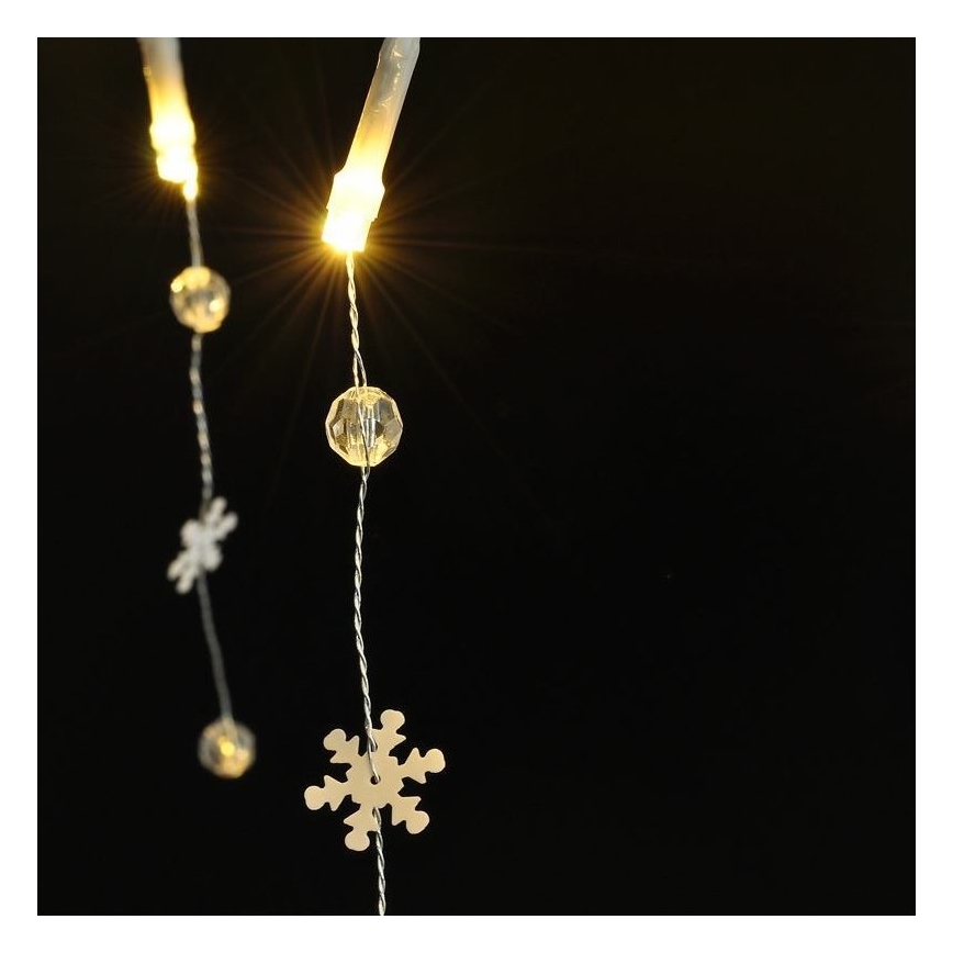 LED Kerst Lichtketting 20xLED/2xAA 2m warm wit