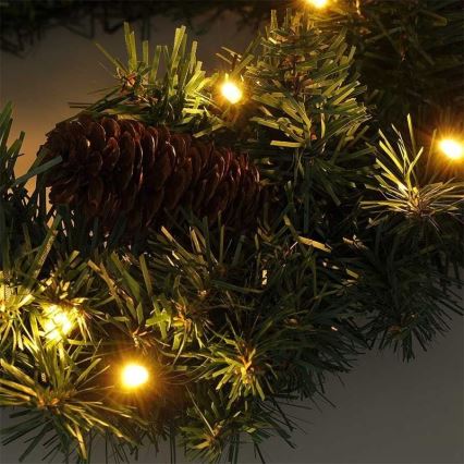 LED Kerst Krans voor Buiten 15xLED/3xAA IP44