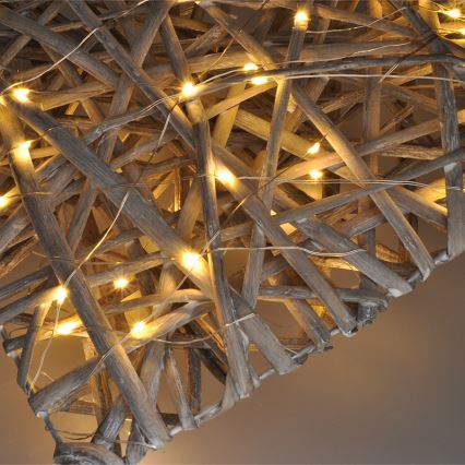 LED Kerstversiering LED/2xAA rotan