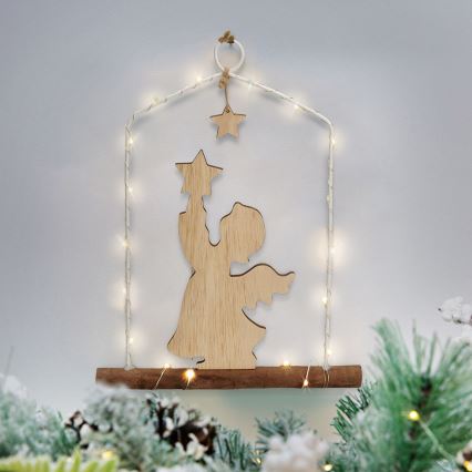 LED Kerst Decoratie LED/2xAA engel